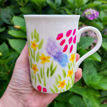 Load image into Gallery viewer, Meadow Flowers Classic Mug  - Hand Painted - Fine China