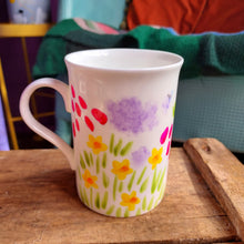 Load image into Gallery viewer, Meadow Flowers Classic Mug  - Hand Painted - Fine China