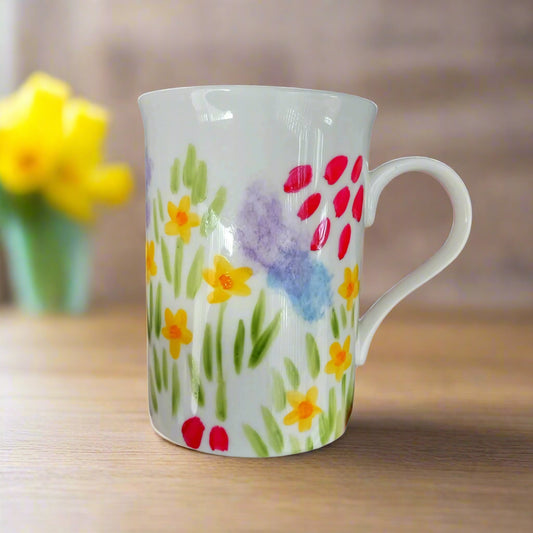 Spring flowers mug Laura Lee Designs