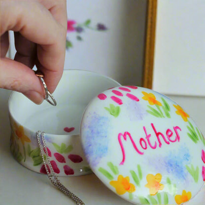 Mother floral trinket box Laura Lee