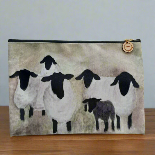 Pastel sheep bag Laura Lee Designs