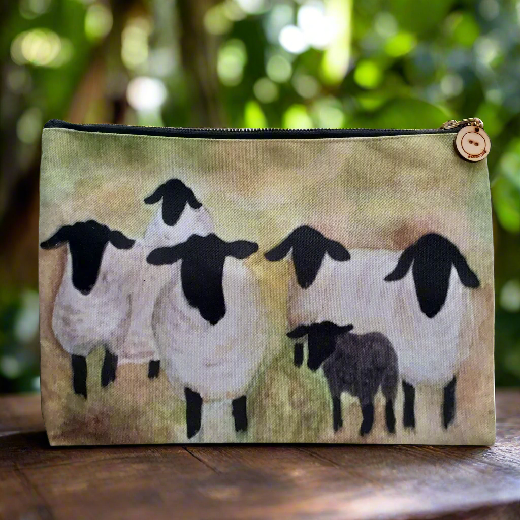 Bright sheep bag Laura Lee Designs