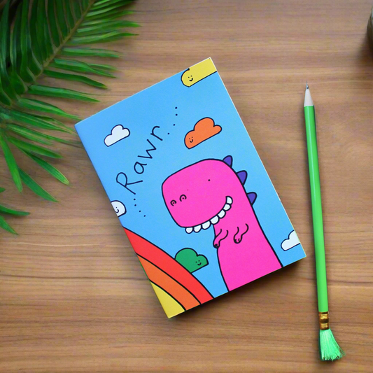 Rawr dinosaur note book Laura Lee Designs