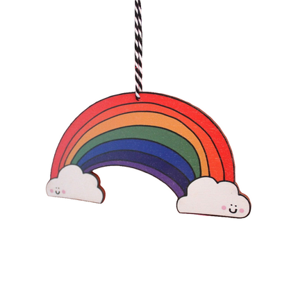 Rainbow Christmas Tree Decoration Laura Lee Designs