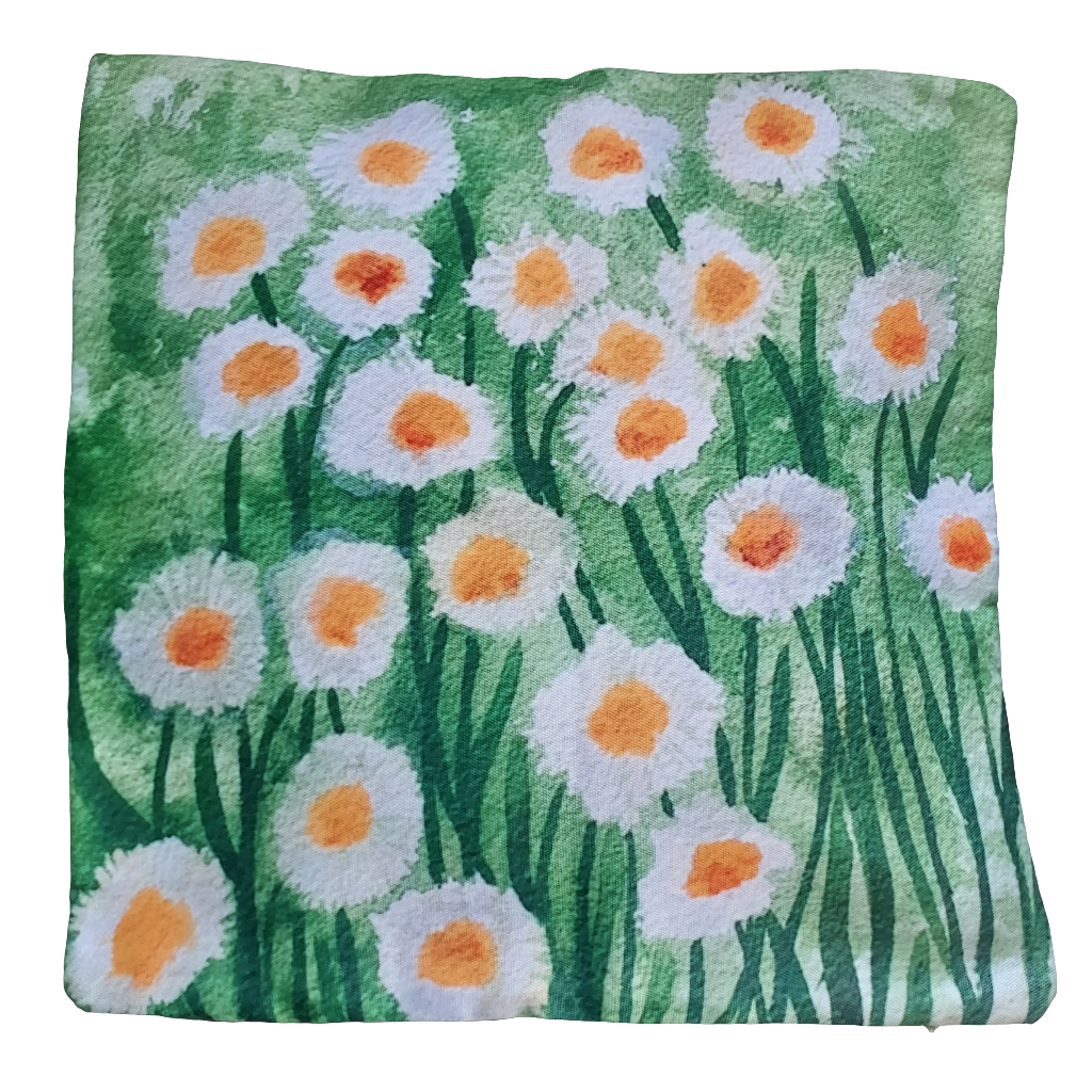 Daisies cushion cover Laura Lee Designs