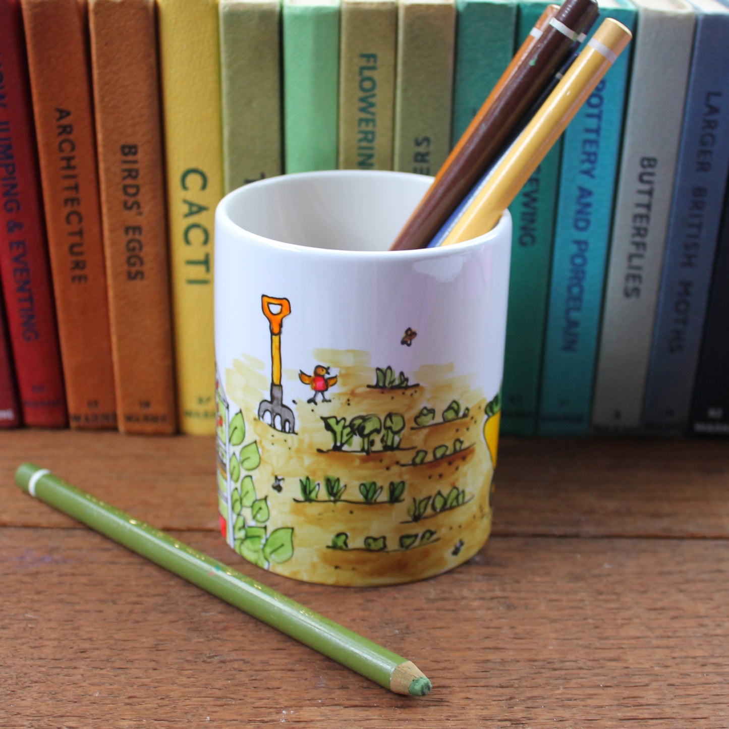 Laura Lee Designs Handpainted Gardening Pen Pot Gift