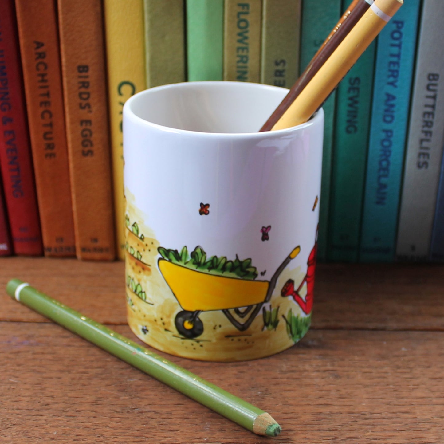 Laura Lee Designs Handpainted Gardening Pen Pot Gift