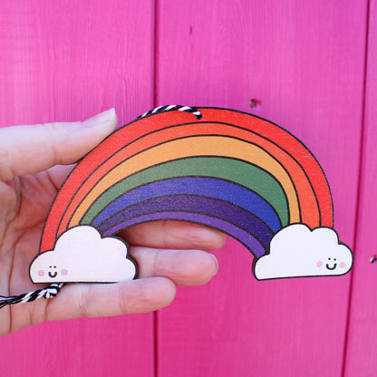 Haning Wooden Rainbow Decoration Laura Lee Designs